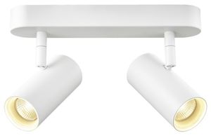 Plafoniera/lpda a muro LED SLV NOBLO-2 16W 1200lm 2700K 36° 240×127×105mm bianco