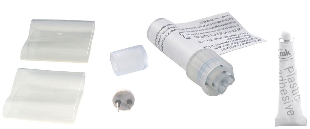 Verbindungsadapter MK QuickFix zu Rope Light, 230V, 0.5m, transparent, IP67