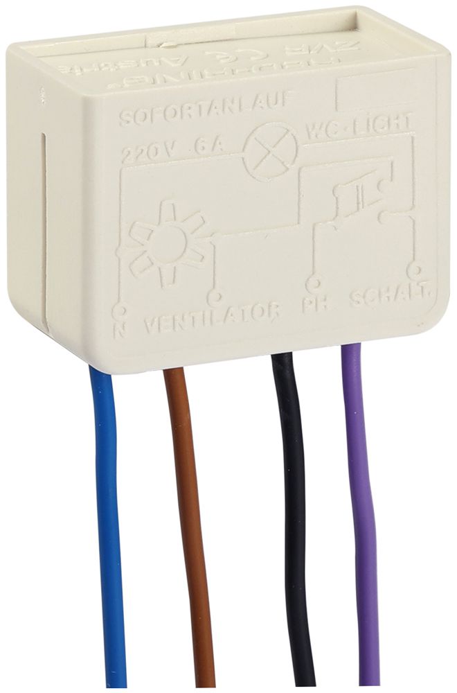 EB-Zeitrelais AWAG AW15T-ZVR, 230V/6A, ON 0…1Min/OFF 1…11Min, 40×29x20mm