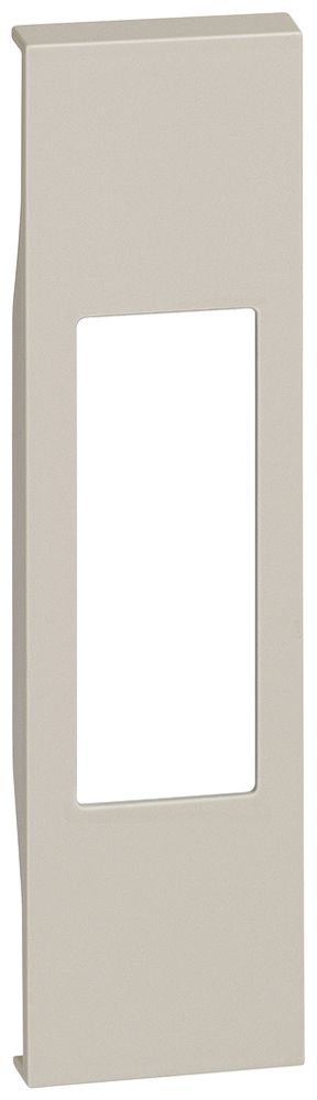 Cache Living Now 1 module pour prise italienne sand