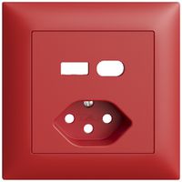 Kit di montaggio INC Feller EDIZIOdue per presa USB tipo A+C + tipo 13 berry