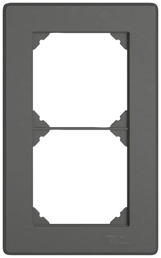 UP-Abdeckrahmen EDIZIO.liv SNAPFIX® 2×1/1×2 96×156mm dgu