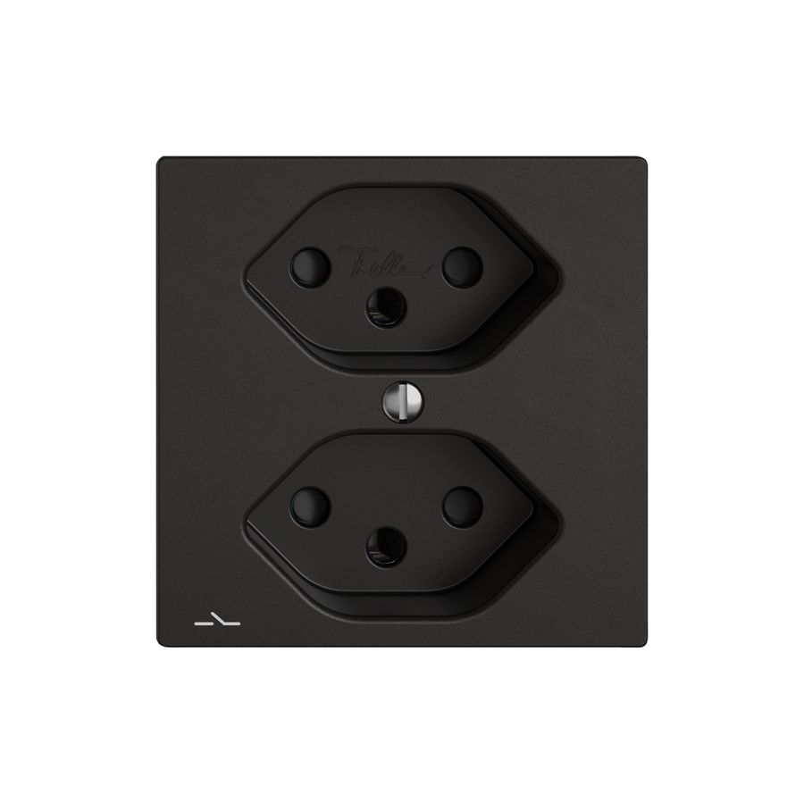 Prise EDIZIO.liv SNAPFIX® 2×T13 1×S avec shutter no