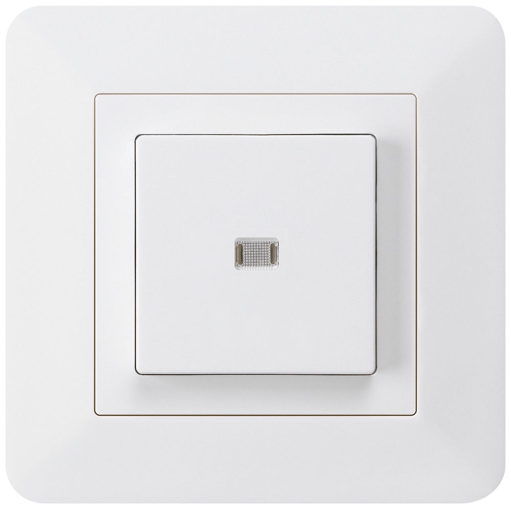 UP-Leuchtdruckschalter kallysto.trend 3/1L weiss