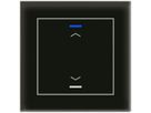Poussoir KNX RGBW ENC MDT BE-GTL10S.A1S 1t/2a verre noir "jalousie"