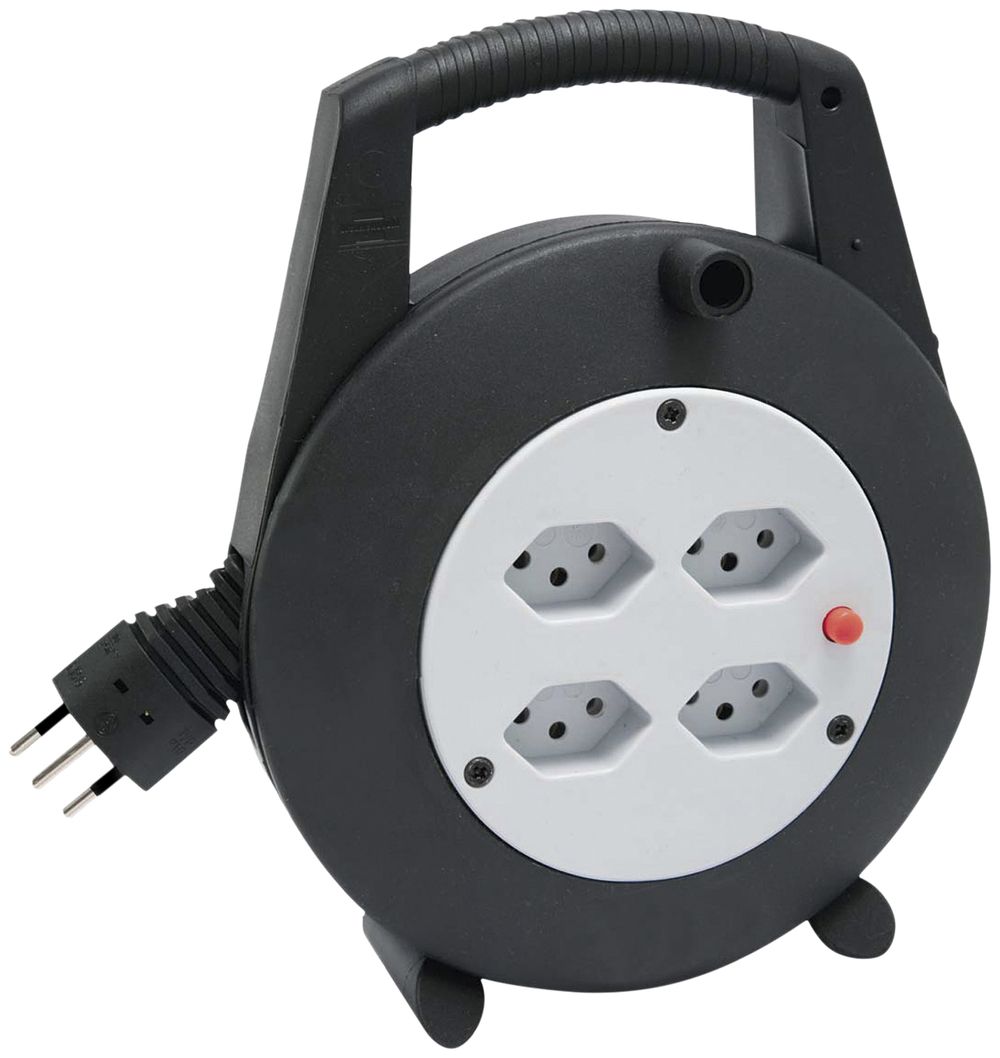 Kabelabroller Brennenstuhl Vario-Line 20m 4×T13 schwarz/lichtgrau