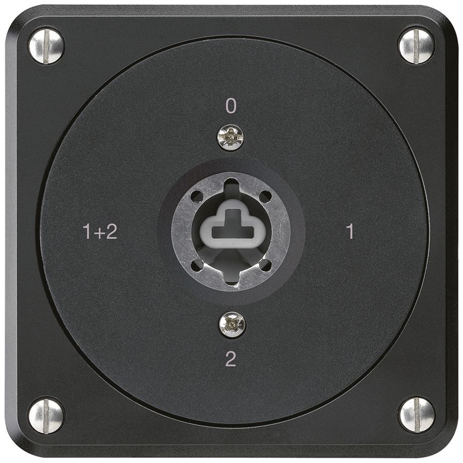 Interrupteur à clé ENC robusto sans clapet sans cylindre 1/1P noir p.combinaison