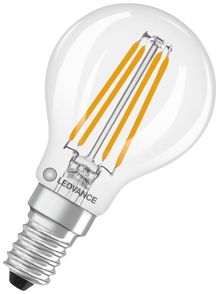 Lampe LED LEDVANCE CLASSIC P E14 3.8W 806lm 827 clair Ø45×85mm