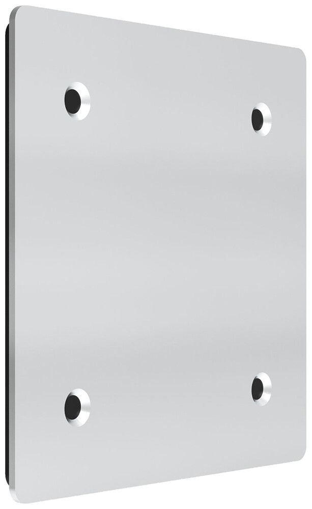 Schraubdeckel Spotbox UP1 88×88×1.5mm Aluminium grau