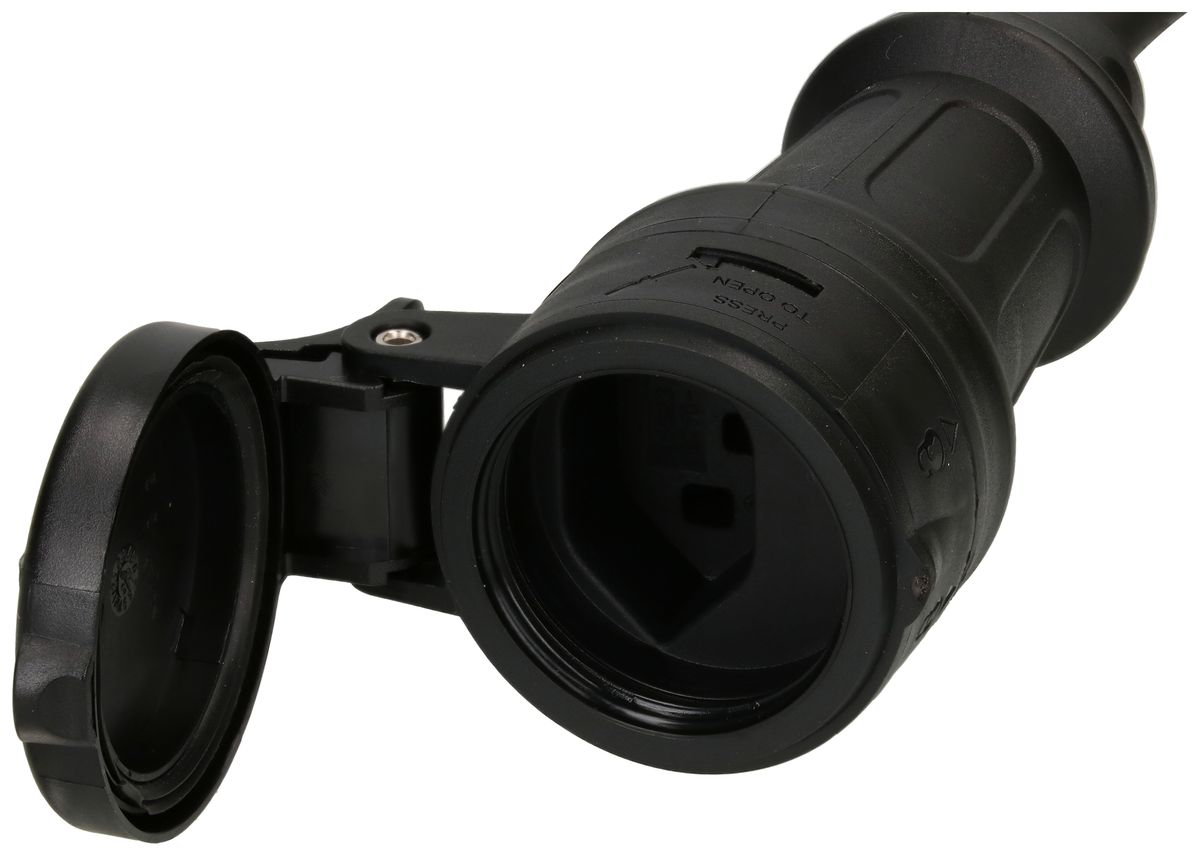 Prolunga MH T23/CEE16A blu H07RN-F3G1.5mm² GDV 1.5m IP44/IP55 nero