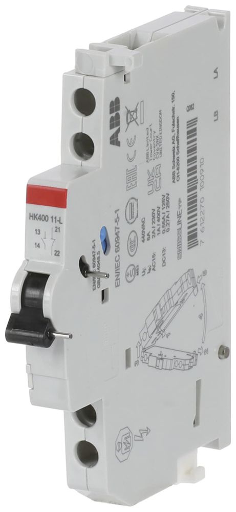 Hilfsschalter ABB SMISSLINE TP HK40011-L, 1S+1Ö, 6A/230V, links