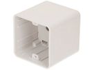 AP-Gehäuse MAX HAURI 1×1 65×65×65mm weiss