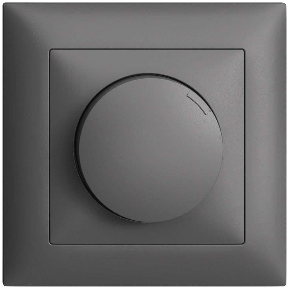 UP-Drehdimmer EDIZIOdue 20…600W universal dunkelgrau