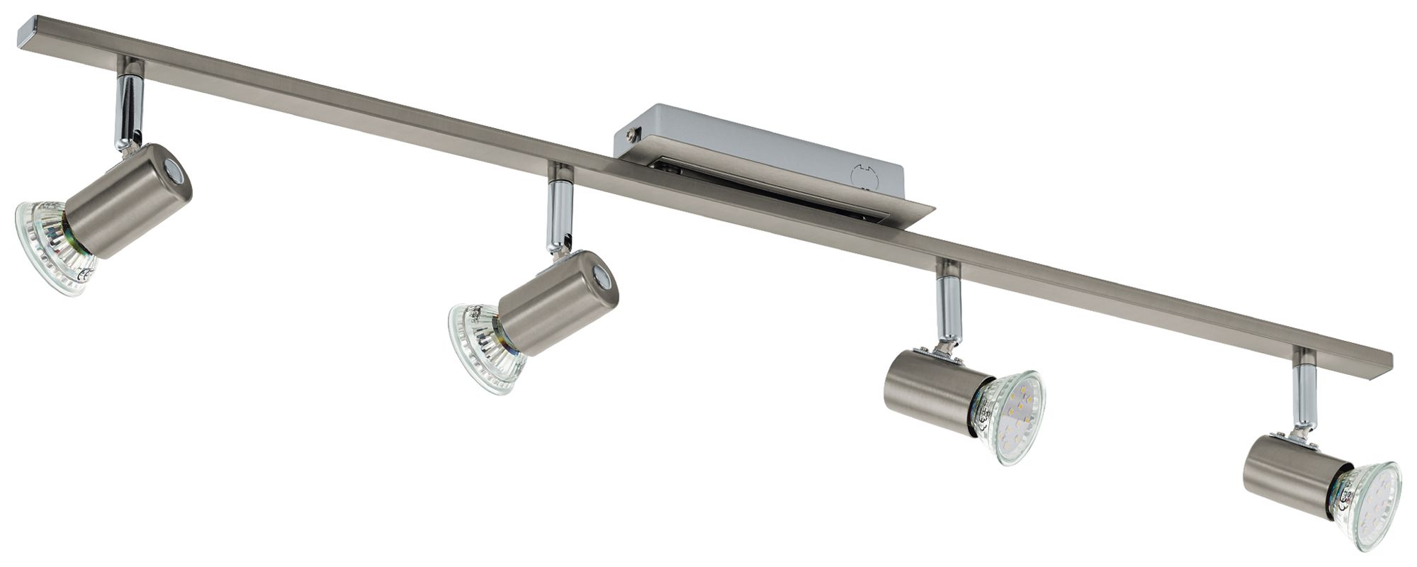Deckenleuchte Eglo ROTTELO GU10 4×0…3W IP20 780×70mm Nickel
