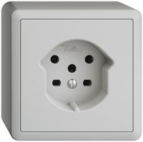 Prise AP EDIZIOdue FX54 T15 gris clair