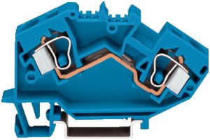 Borne de passage WAGO TopJob 10mm² bleu