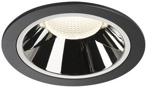 LED-Downlight SLV NUMINOS XL 37.4W 3750lm 4000K 55° DIM Ø160×108mm sz/Cr