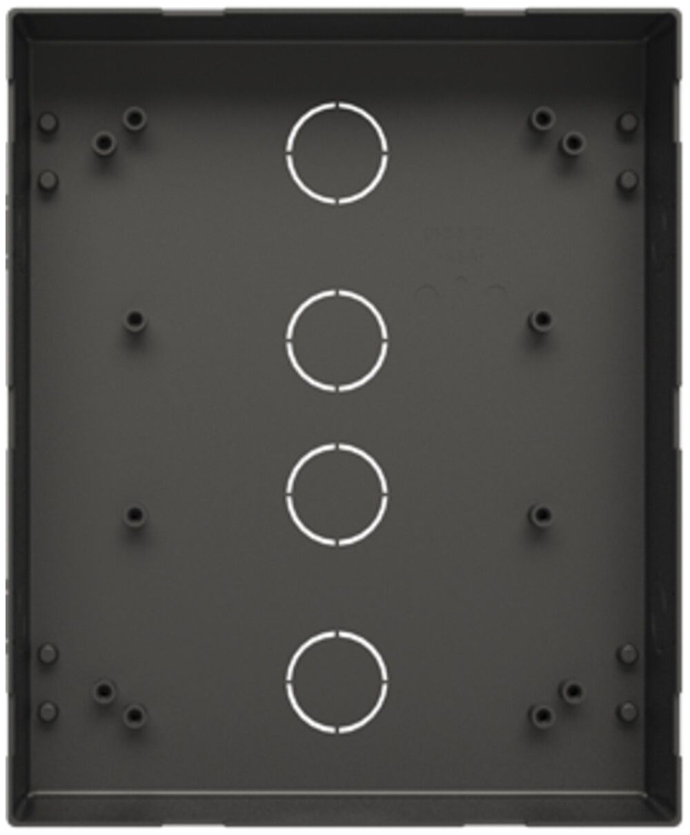 UP-Einlassdose ABB-Welcome, Grösse 2/3 (6 Module), schwarz