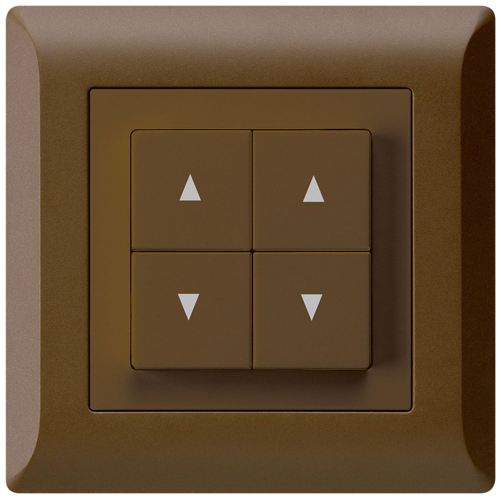 UP-Storentaster kallysto.line braun mit 4 Funktionstasten