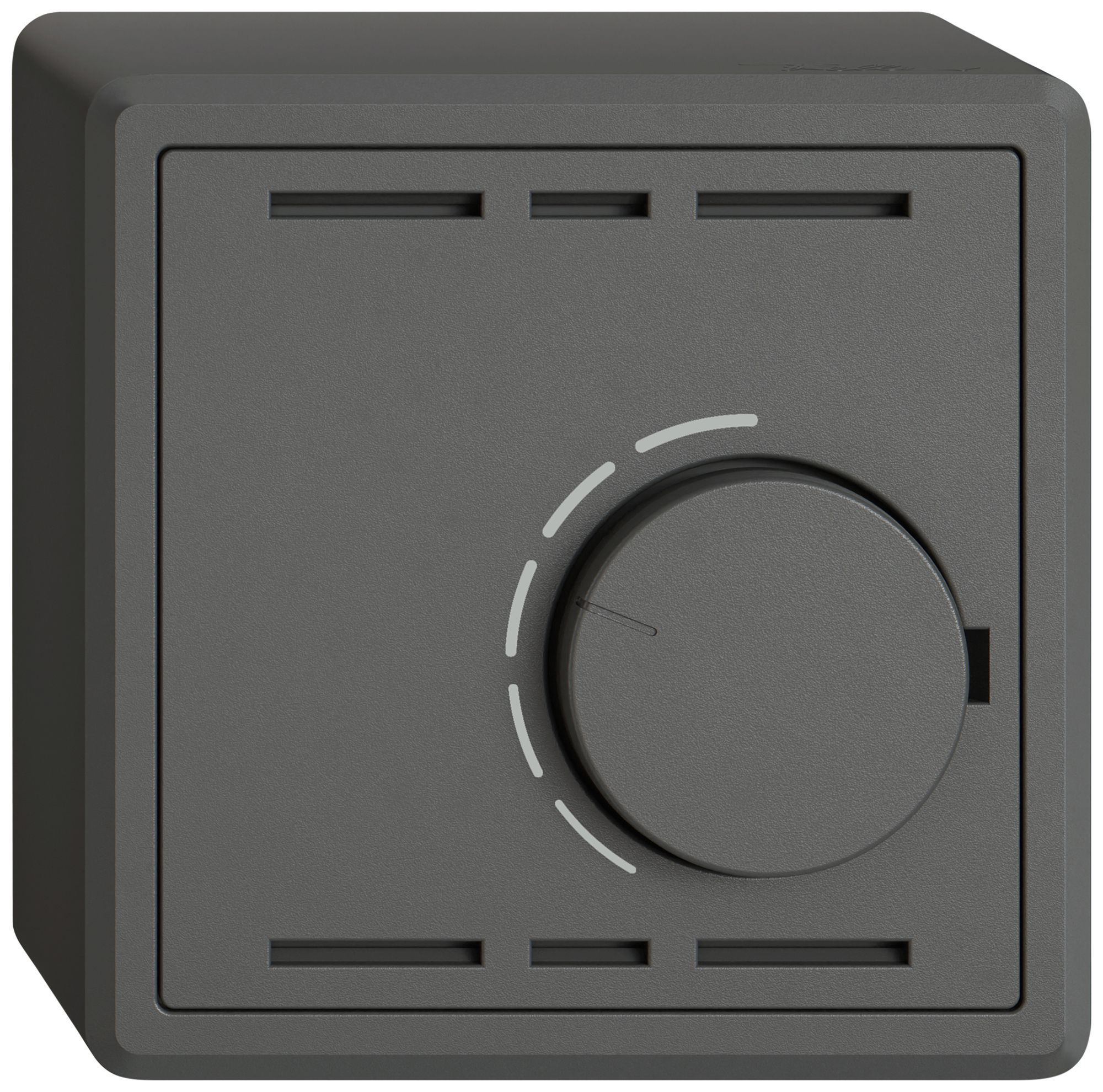 Termostato ambiente AP EDIZIO.liv SNAPFIX® senza interruttore 24VAC/DC 50Hz grs