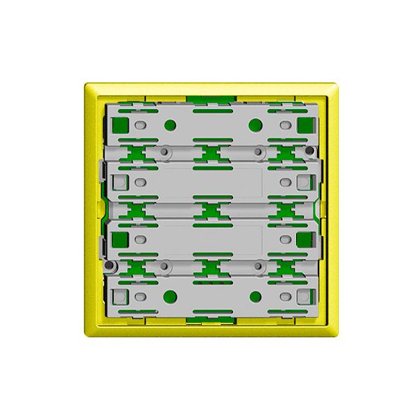 Placca frontale universale per 3×1t EDIZIOdue lemon con 3 LED
