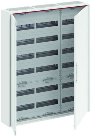 Distributeur AP ABB CA 36V, 3-part 6 rangées 216UM, porte