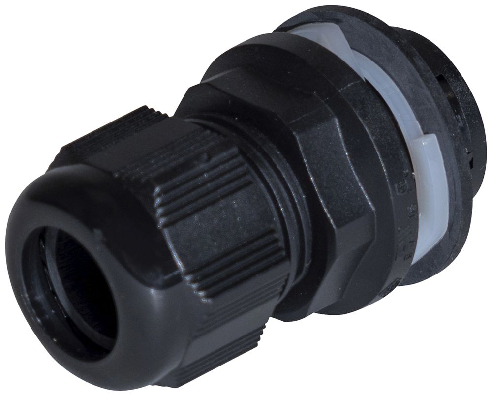 Presse-étoupe Plica SNAP-IN, M25 pour câble Ø11…17mm 9mm PA IP68 noir