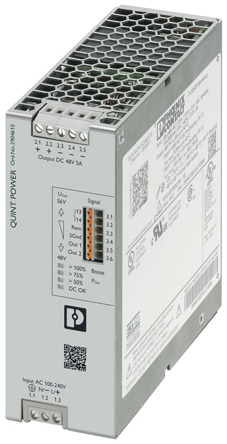 EB-Schaltnetzgerät PX QUINT POWER 100…240V 110…350V 48V 5A 240W