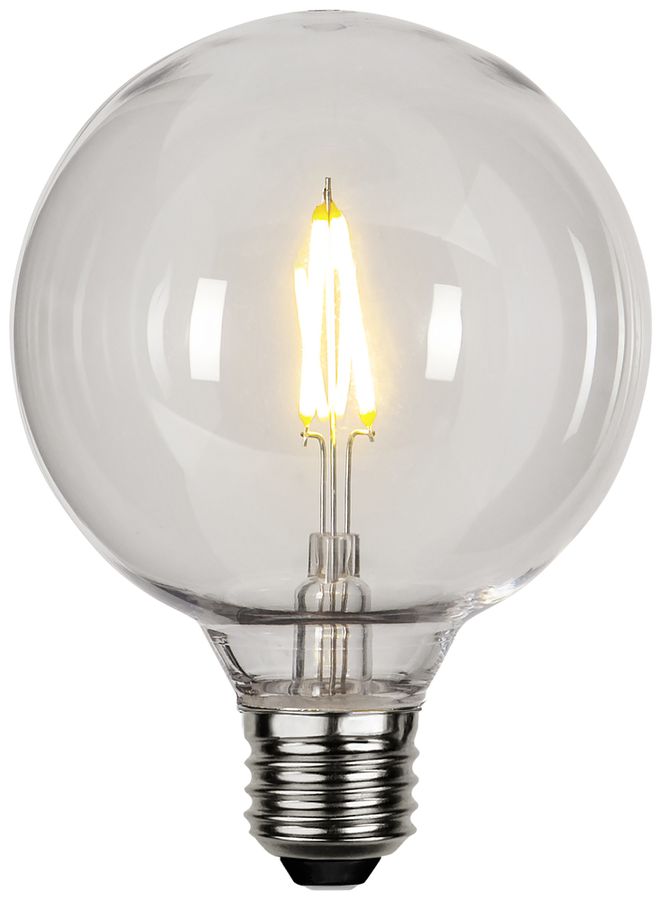 Lampe LED M. Schönenberger E27 1W 100lm 2700K 138mm G95 blanc