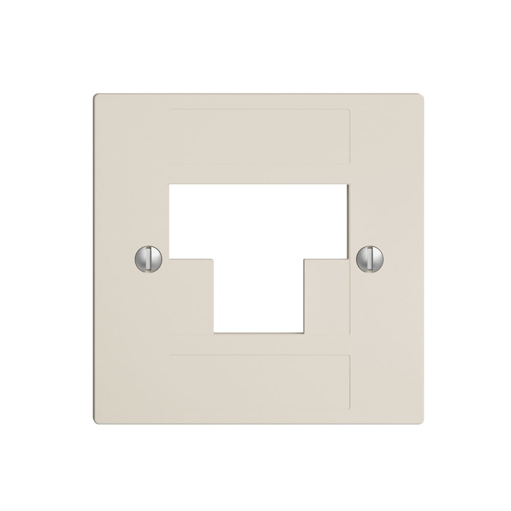 Frontplatte 2×RJ45 ITplus EDIZIOdue crema