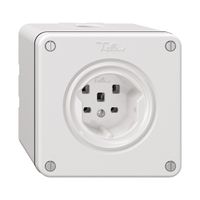 NAPU-Steckdose NEVO, 1×T25, weiss