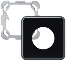 UP-Kopfzeile Hager basico 1×1 86×86mm schwarz