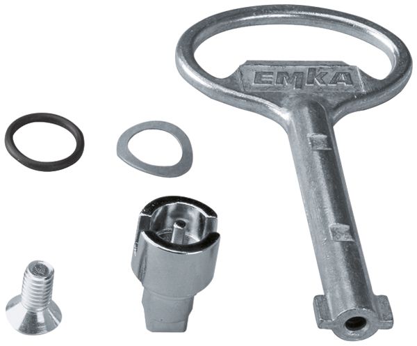 Fermeture Hager Univers double panneton 3mm 1 clé pour armoire IP54