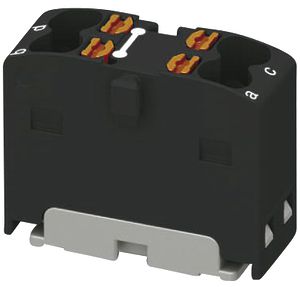 Blocco di distribuzione PX PTFIX 4X1.5 BK