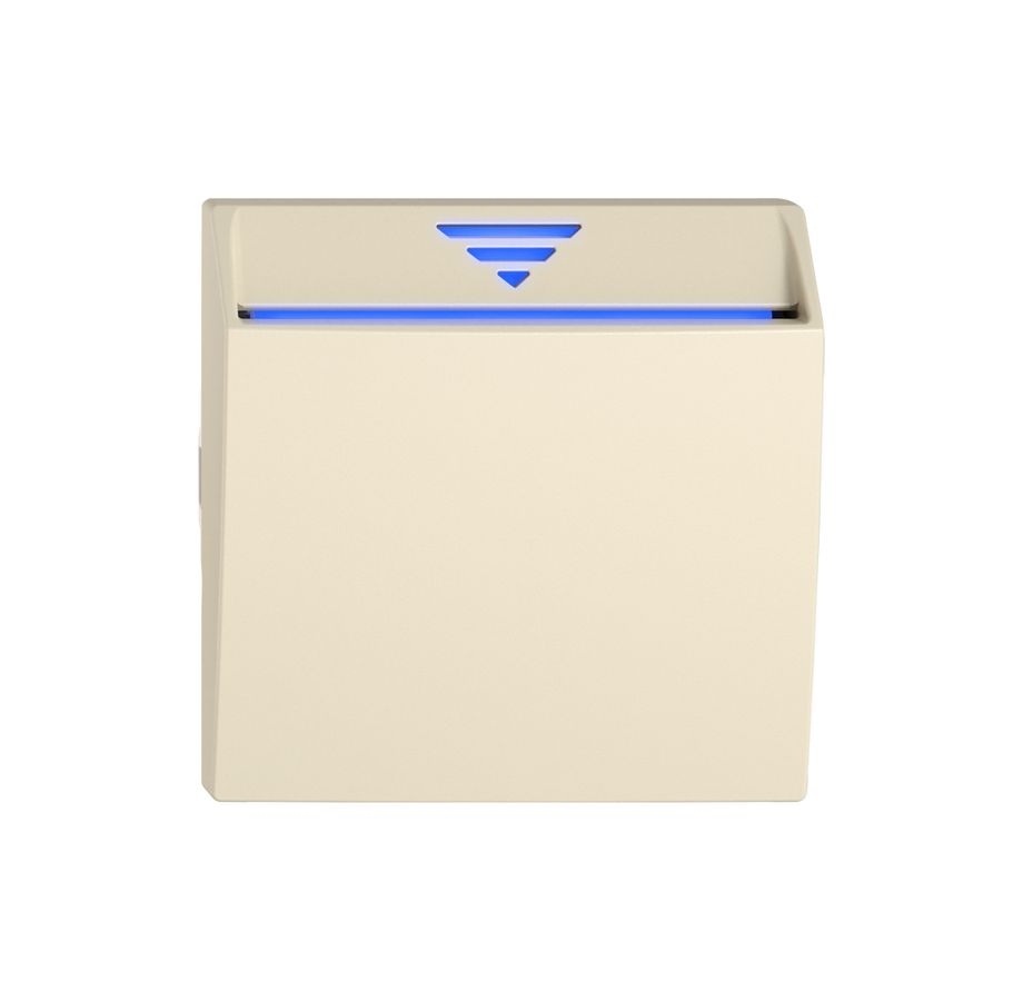 Hotelcard KNX EDIZIO.liv SNAPFIX® mit Busankopppler cr