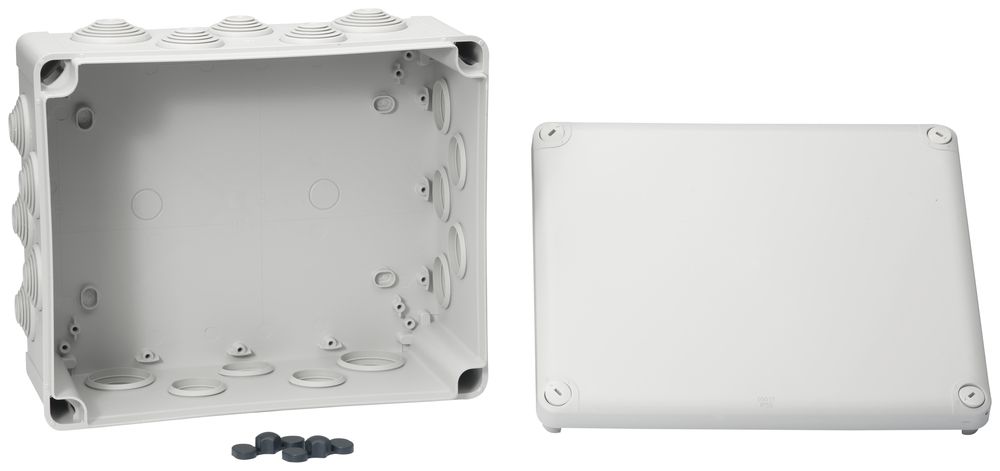 AP-Abzweigdose Mureva 275×225×120mm leer grau IP55