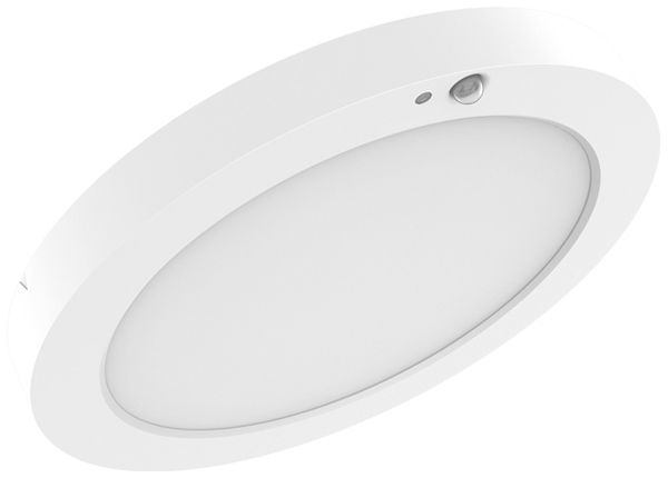 EB-LED-Deckenleuchte LEDVANCE UNIVERSAL PIR 18W 2300lm 830/840 IP44 110° Ø227 ws