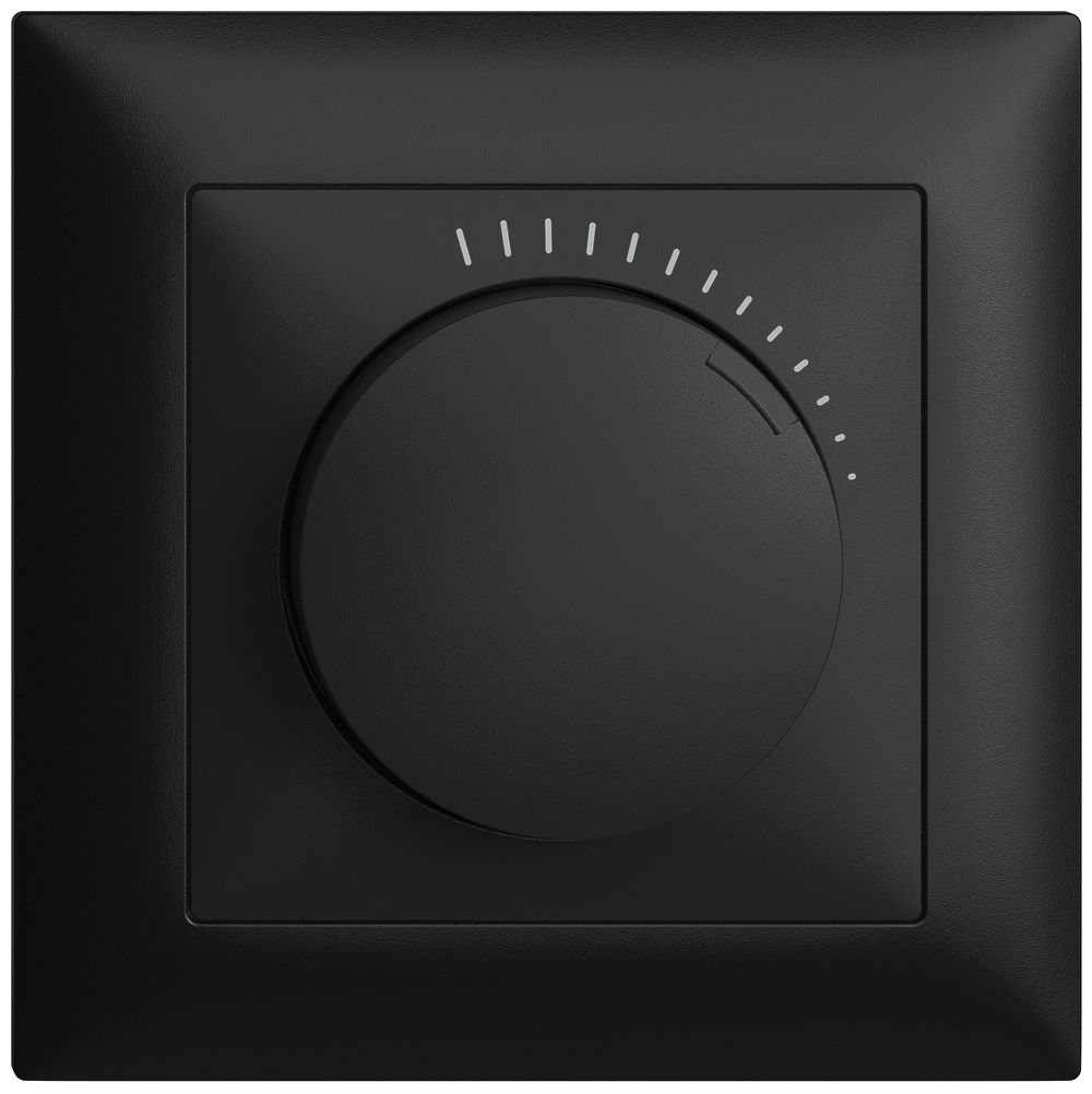 Régulateur de vitesse ENC EDUE 230VAC, 1 phase, 20…400VA, 88×88mm, noir