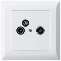 Presa antenna INC R/TV/dati kallysto.line 2GHz 10.5db bianco