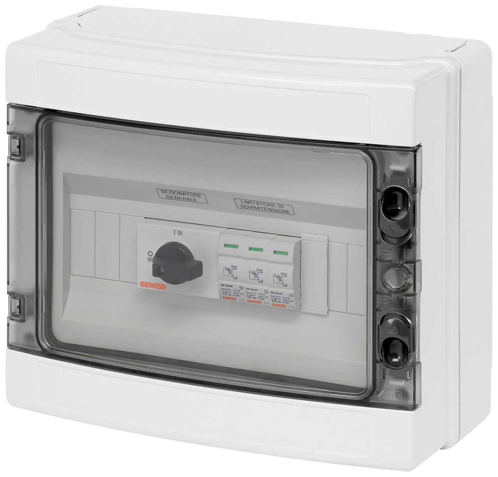 Generatoranschlusskasten Gewiss 90 PV 800V 2×Eing Prüfklasse Typ 1+Typ 2