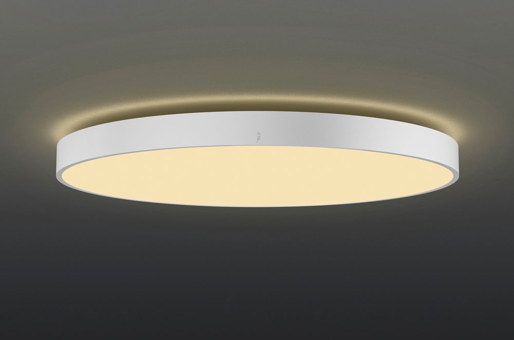 LED-Deckenleuchte SLV MEDO 90 79W 9350lm 927/930/940 IP50 DIM Ø900mm weiss