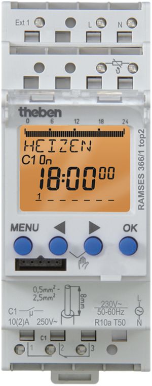 REG Uhrenthermostat Theben RAMSES 366/1 top2