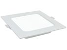 EB-LED-Deckenleuchte DOTLUX SQUAREeco 18W 1512lm 3000K IP20 224×224×28mm weiss
