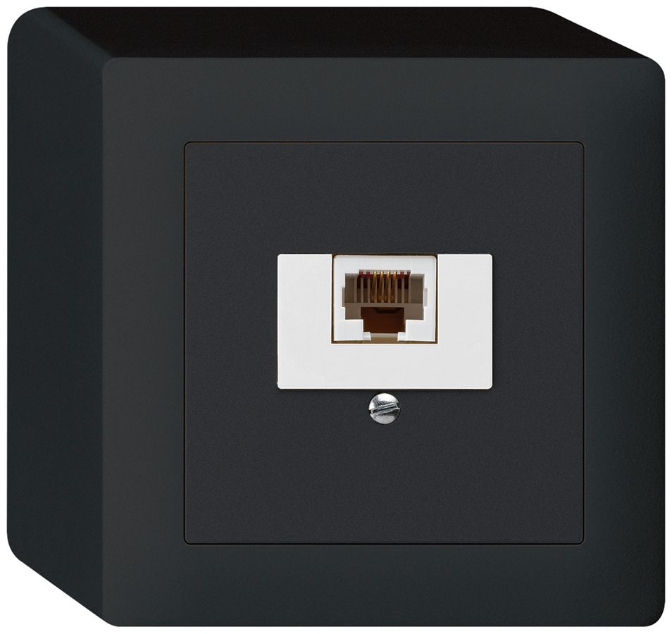 AP-Dose kallysto 1×RJ45u schwarz