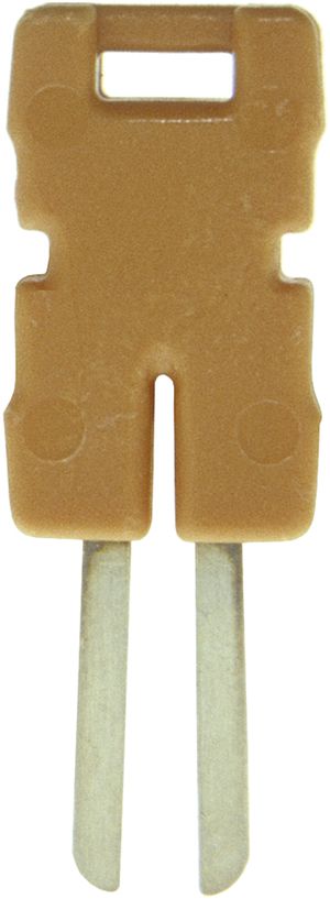Diodenstecker Woertz grau Diode nach oben