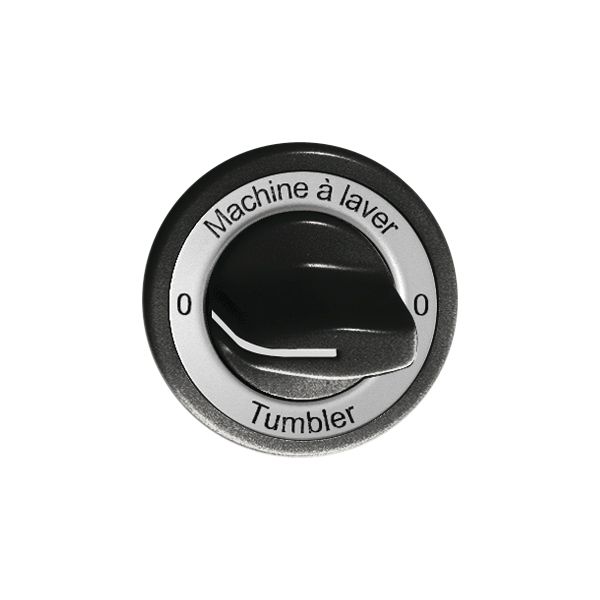 Kit front. 0-Machine à laver-0 -Tumbler per interr.rot. nero