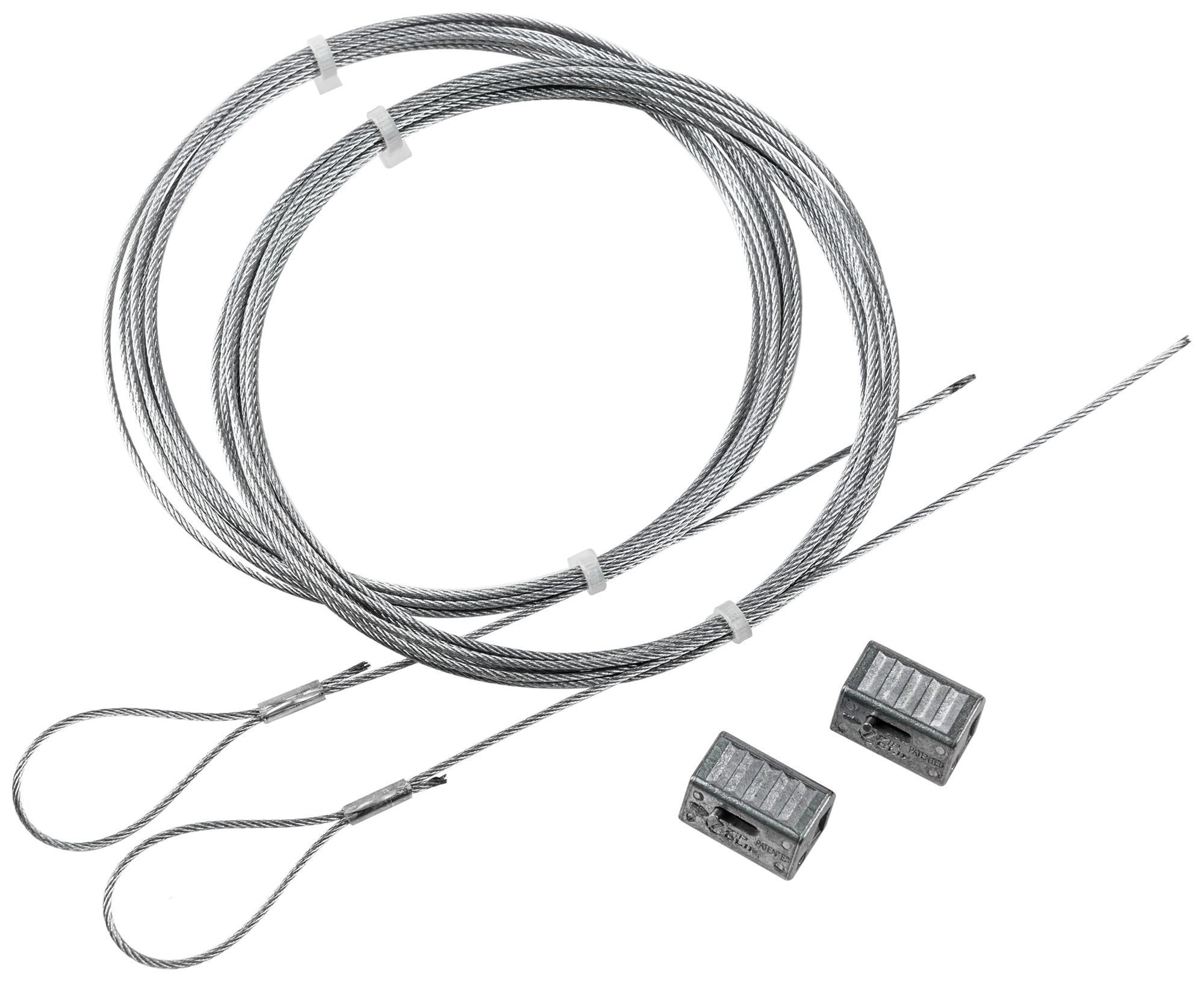 Kit di sospensione a corda Sylvania KubiXx acciaio 3000mm zinco 2 pezzi