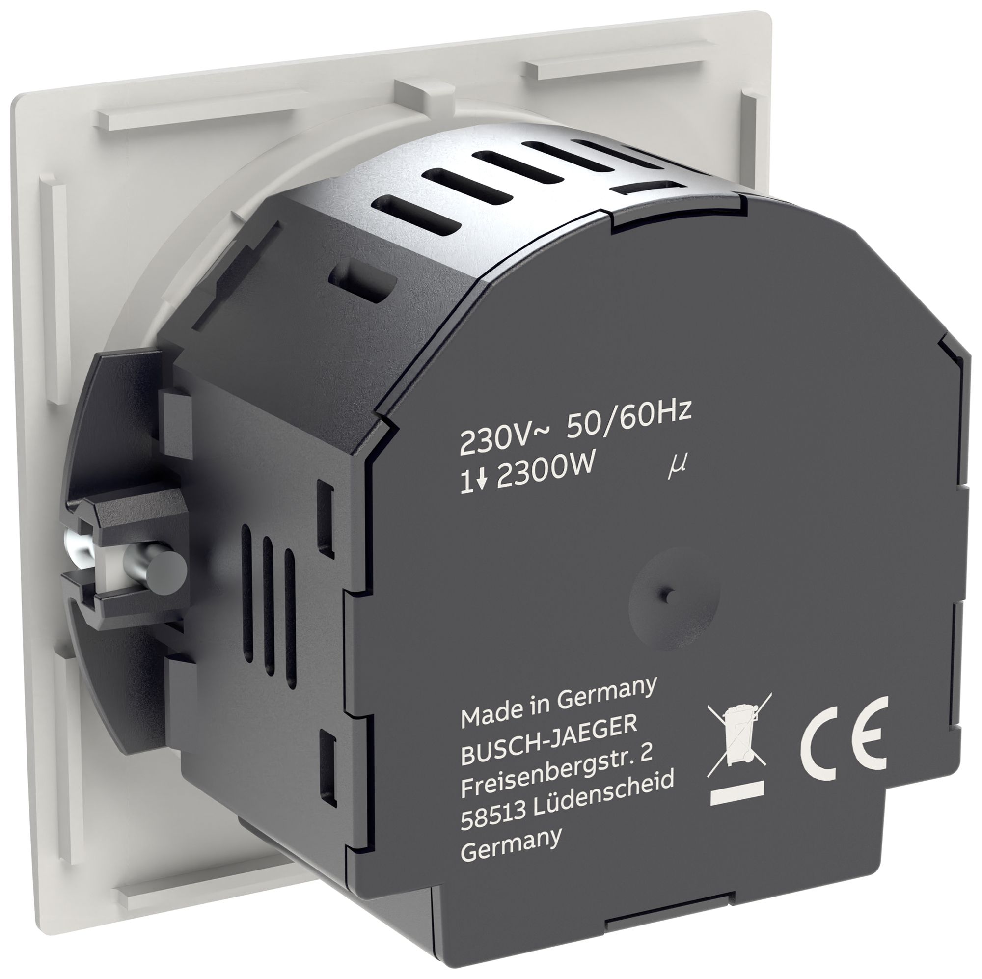 Raumthermostat ABB SIDUS E heizen NO/NC 230VAC/10A 5…30°C ws