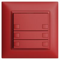 UP-KNX-Taster RGB EDUE FMI, 250mW, o.LED, 3×Taste, 2×Tastenb., ber