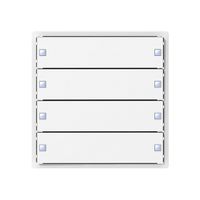 Aufsatz zu Tastsensor ABB SIDUS KNX Design ZE-Typ, 4/8, weiss